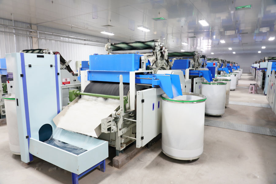 牦牛绒分梳生产线