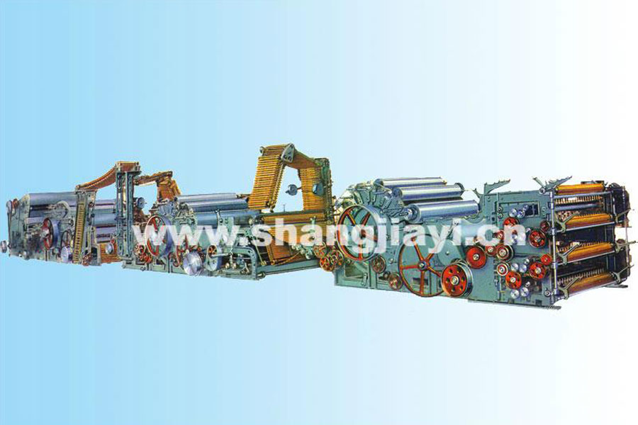 三联粗纺梳毛机